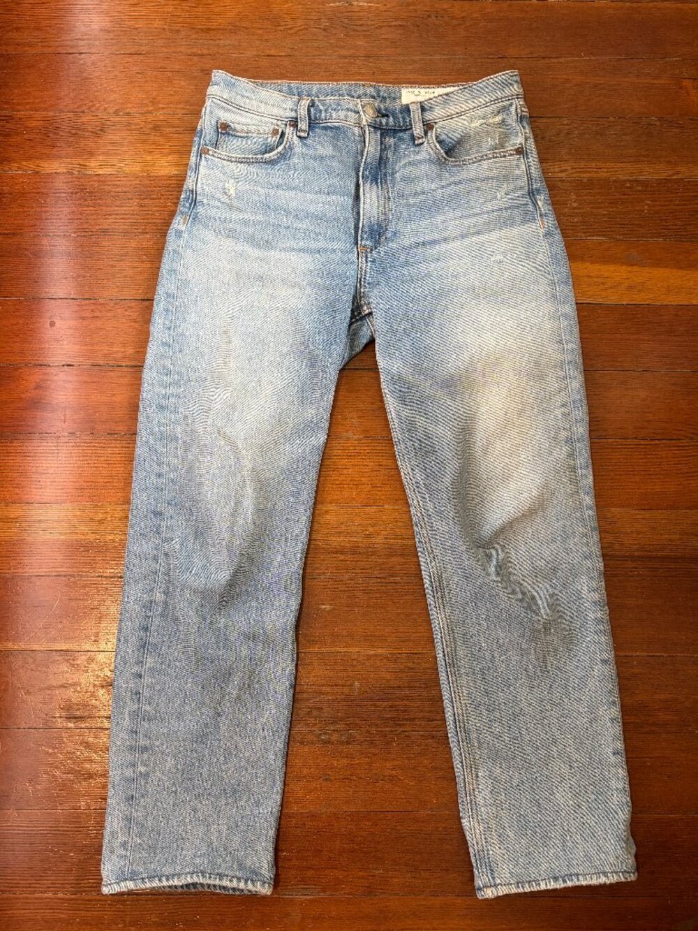 Rag & Bone Harlow Mid-Rise Straight Jeans